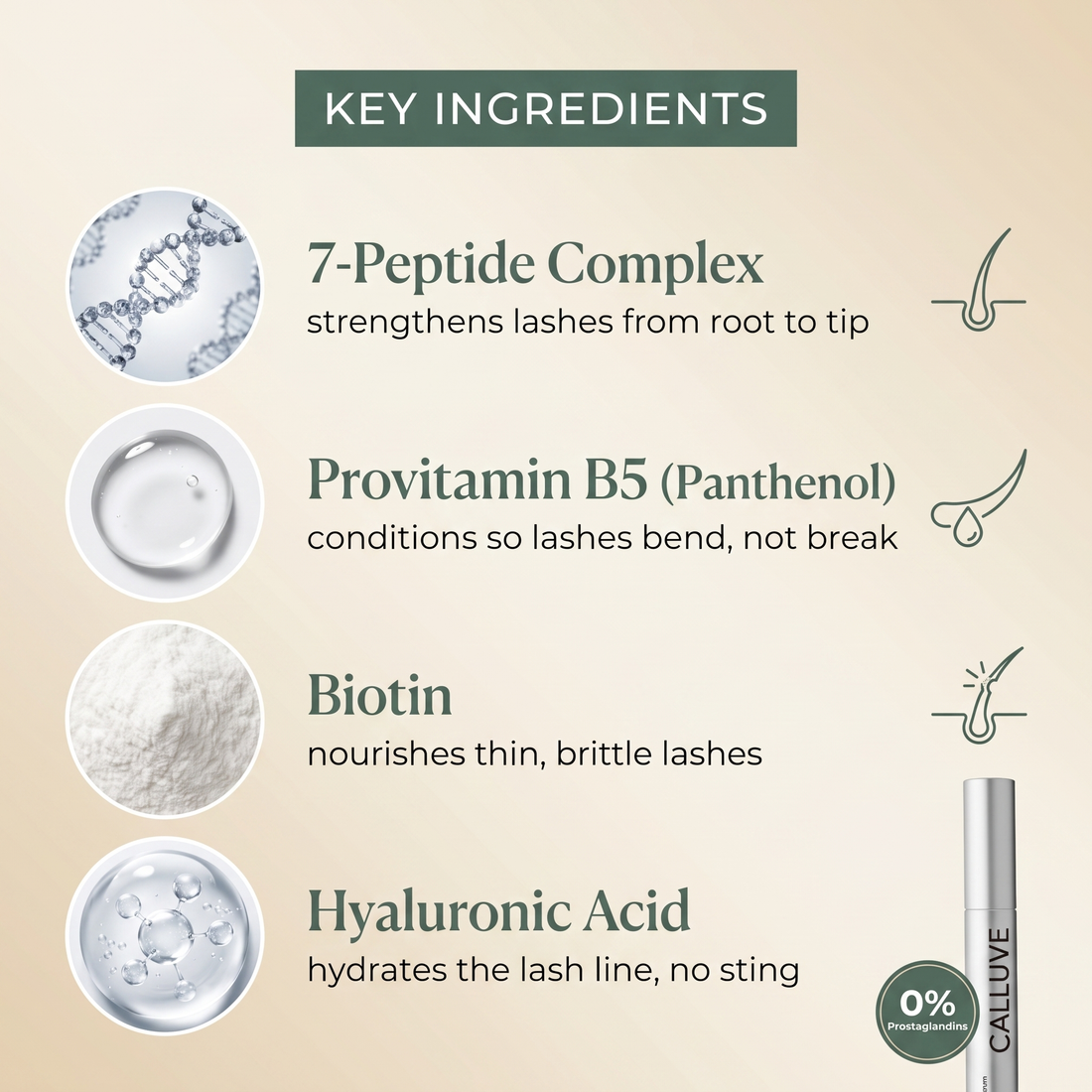 If other serums stung, burned, or turned your lids red — this one won't.