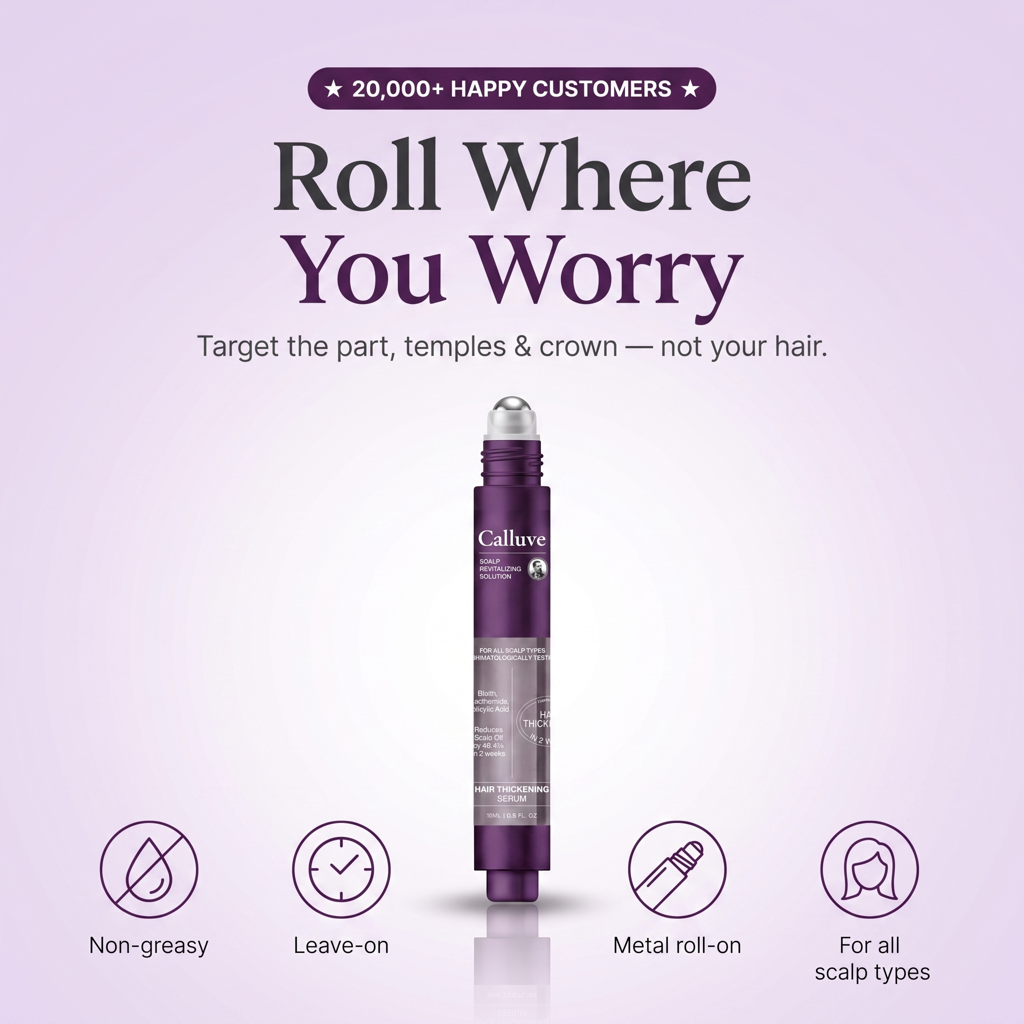 Calluve Roll-On Scalp Serum