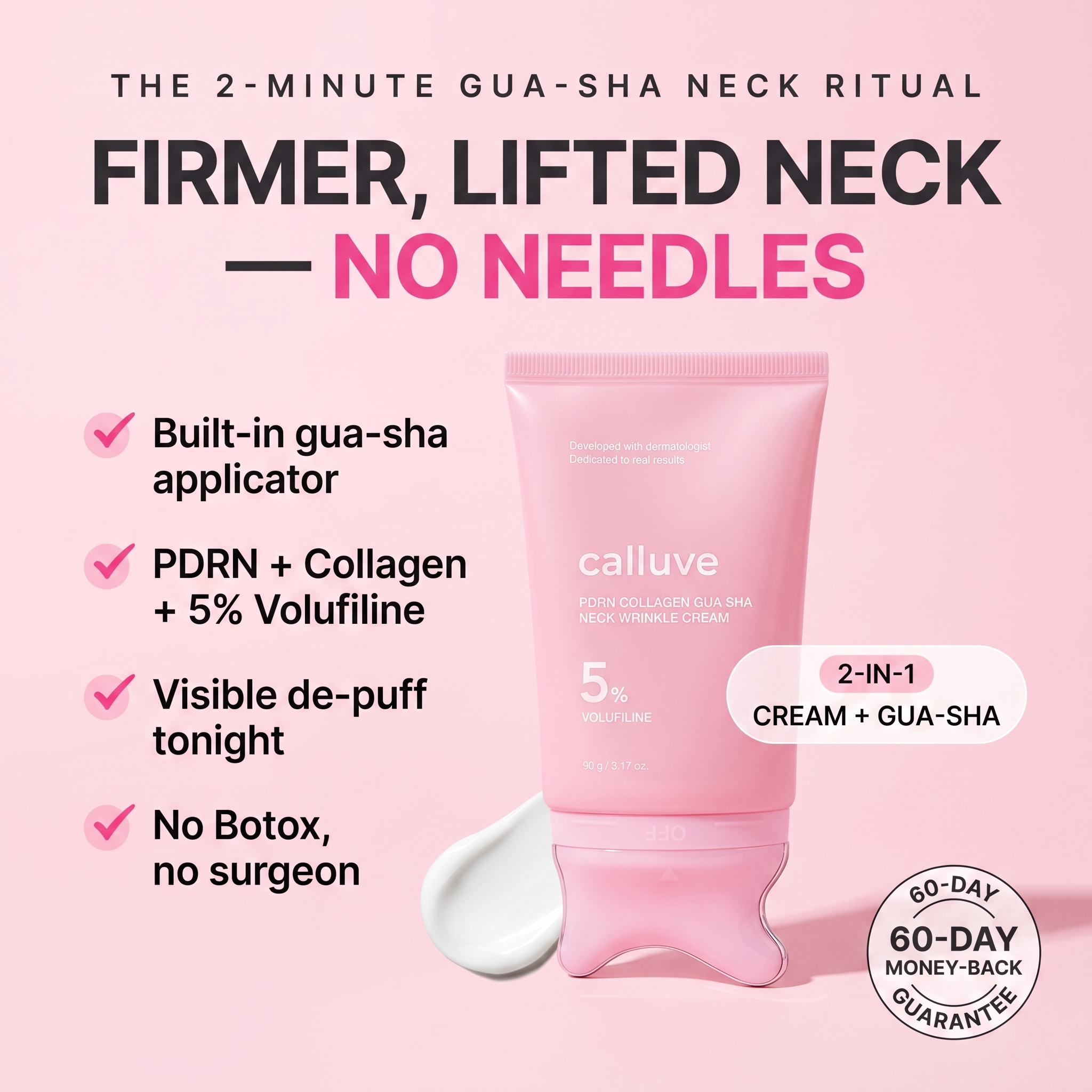 Calluve Neck Sculpt Gua-Sha Cream