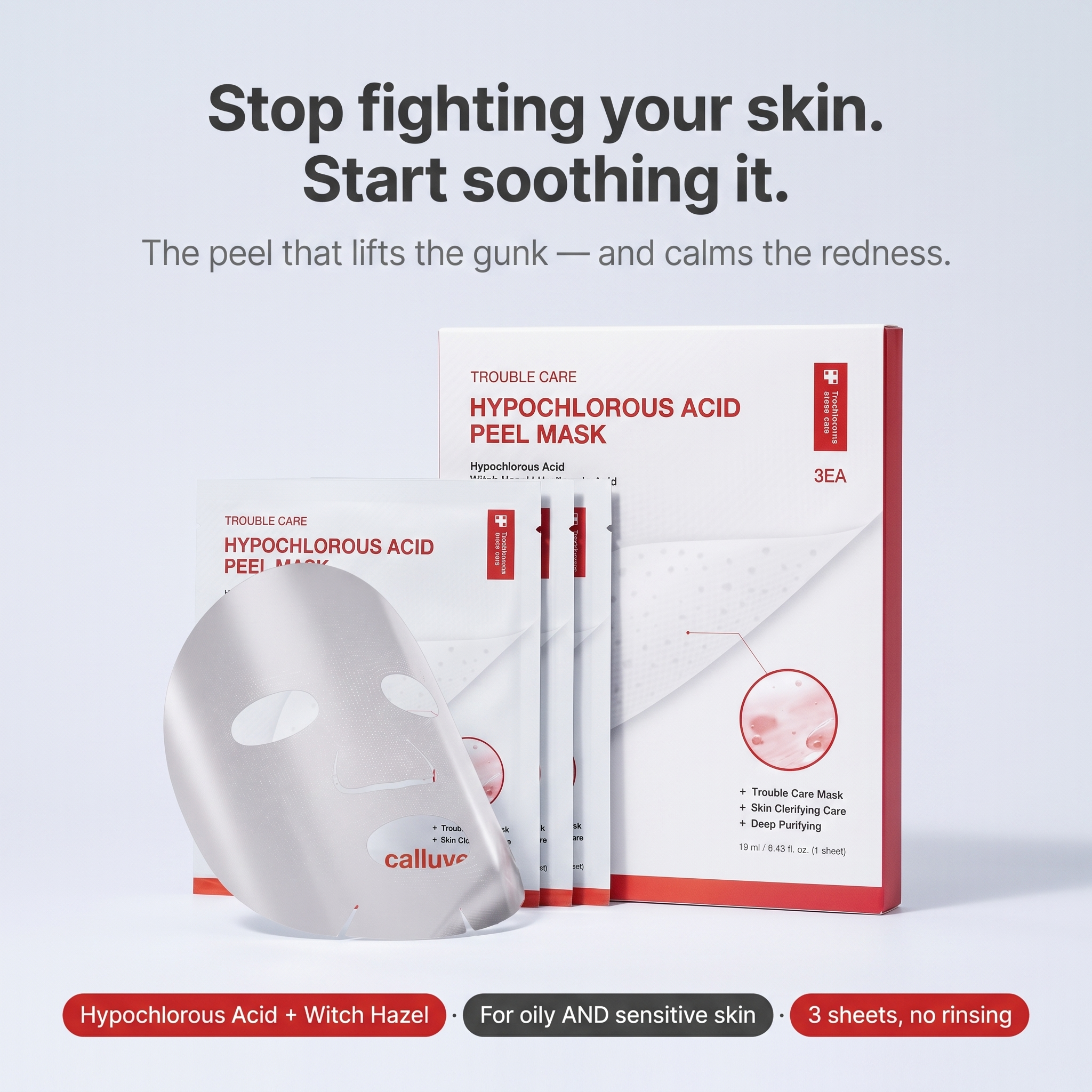 Calluve Sebum-Lift Peel Mask