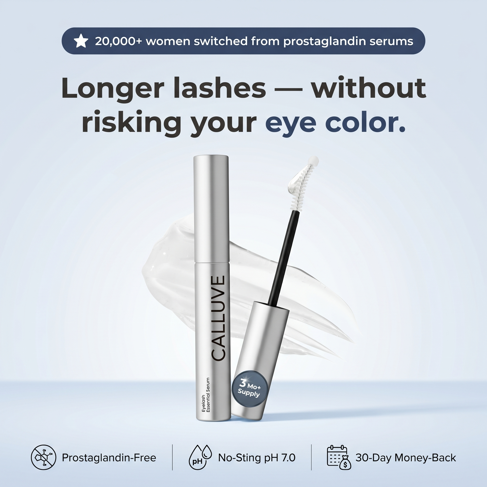 Calluve Soothe & Grow Peptide Lash Serum