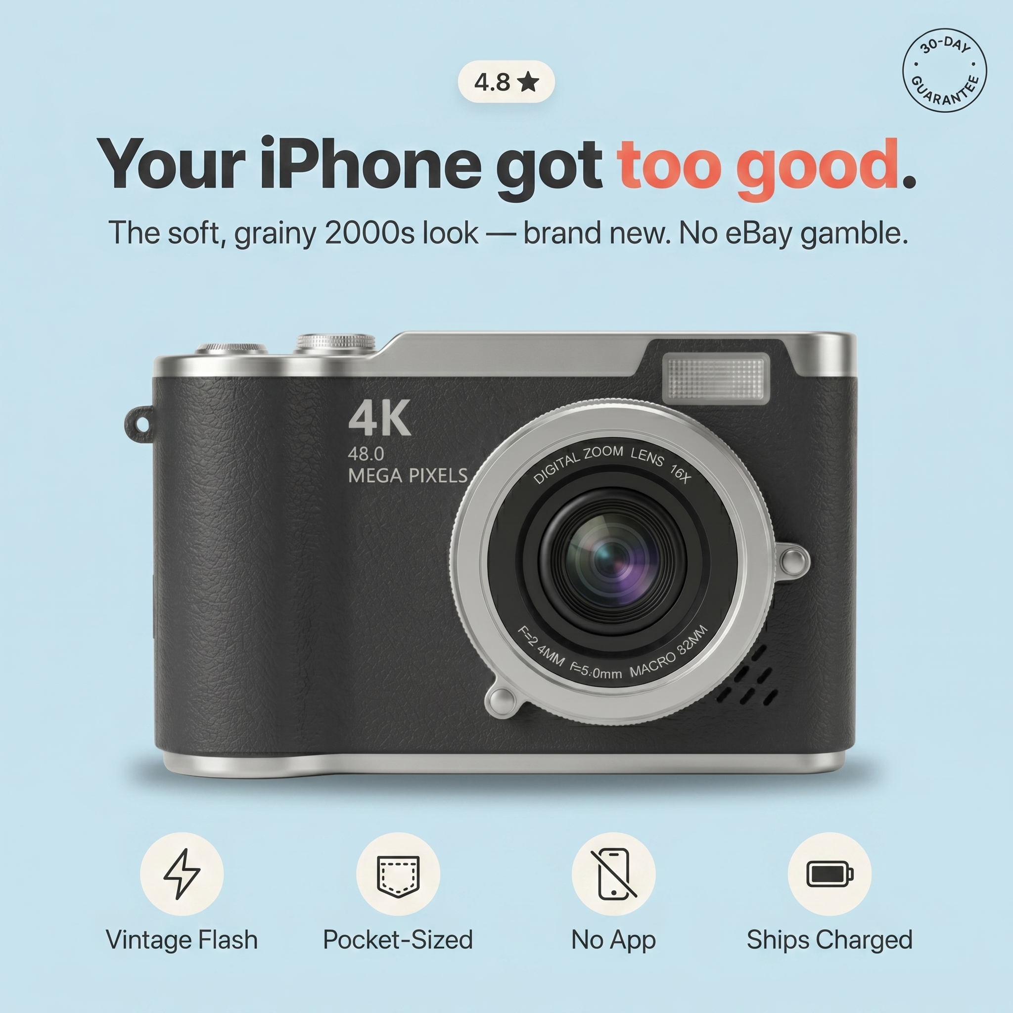 Calluve Halo Cam — The Y2K Digicam Camera