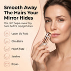 Calluve Silk Glide™ 2-in-1 Facial Hair Remover & Eyebrow Trimmer