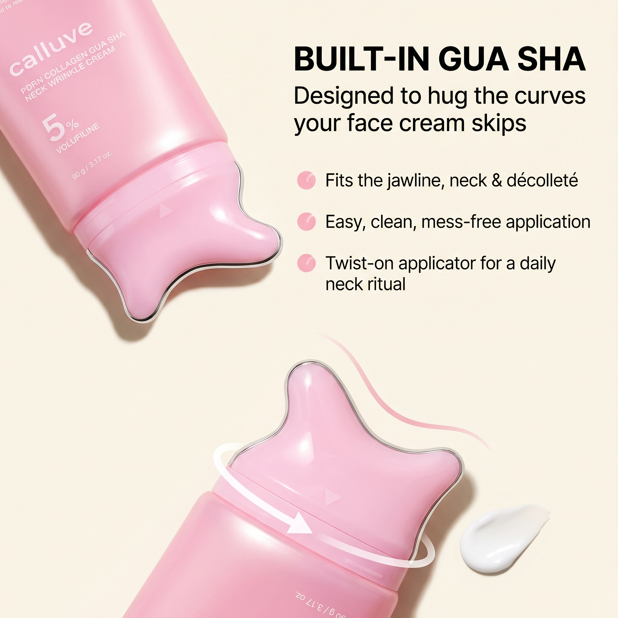 Calluve Neck Sculpt Gua-Sha Cream