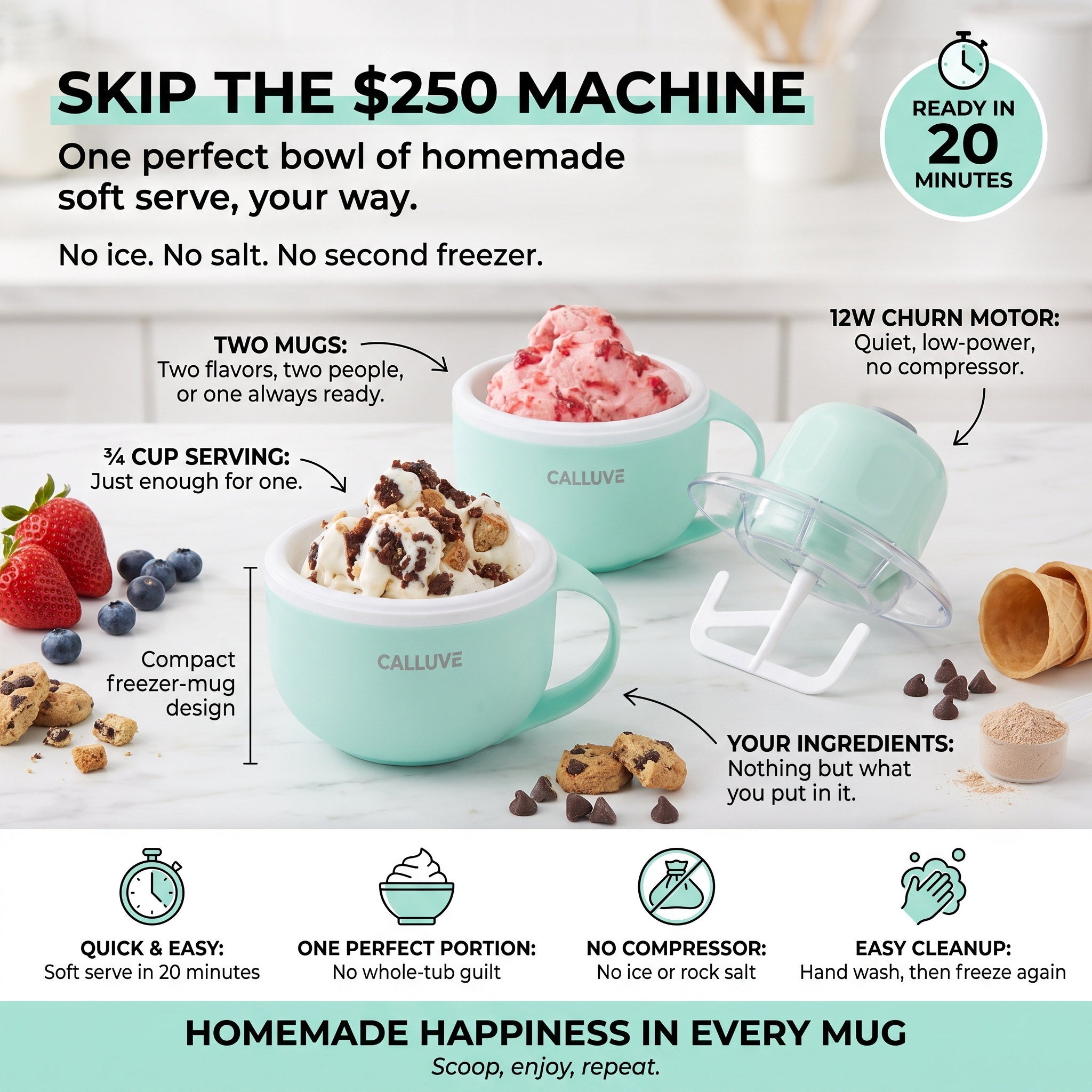 FrostMug™ Single-Serve Ice Cream Maker