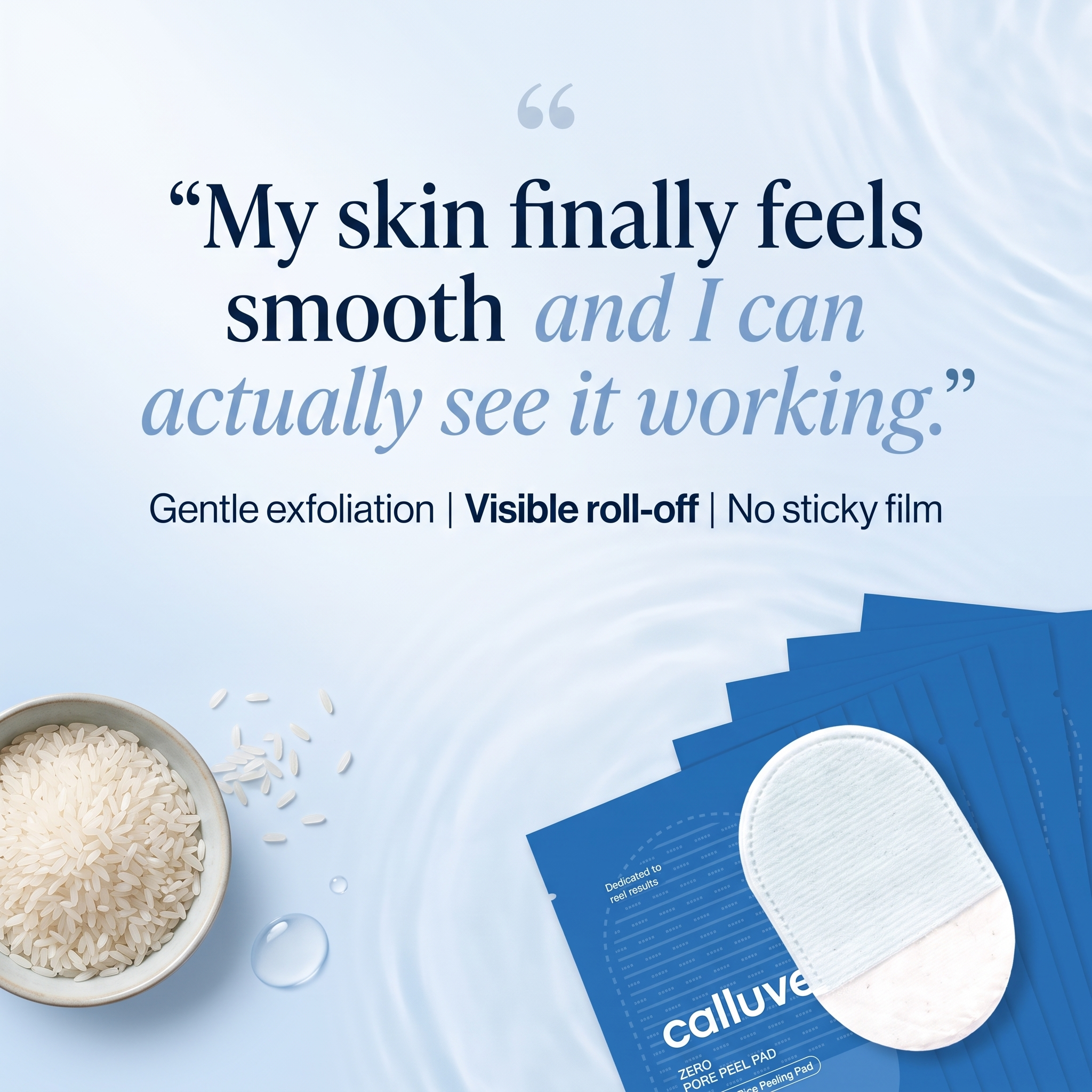 Calluve Rice Peel Pads