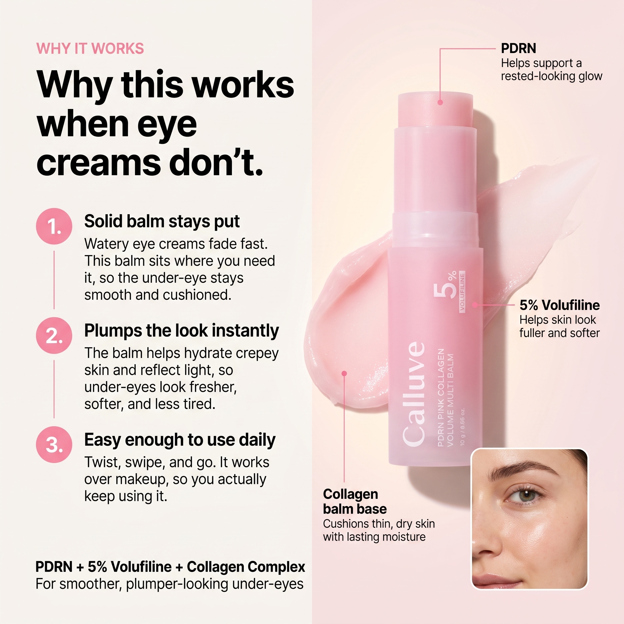 Calluve PDRN Pink Collagen Volume Multi-Balm