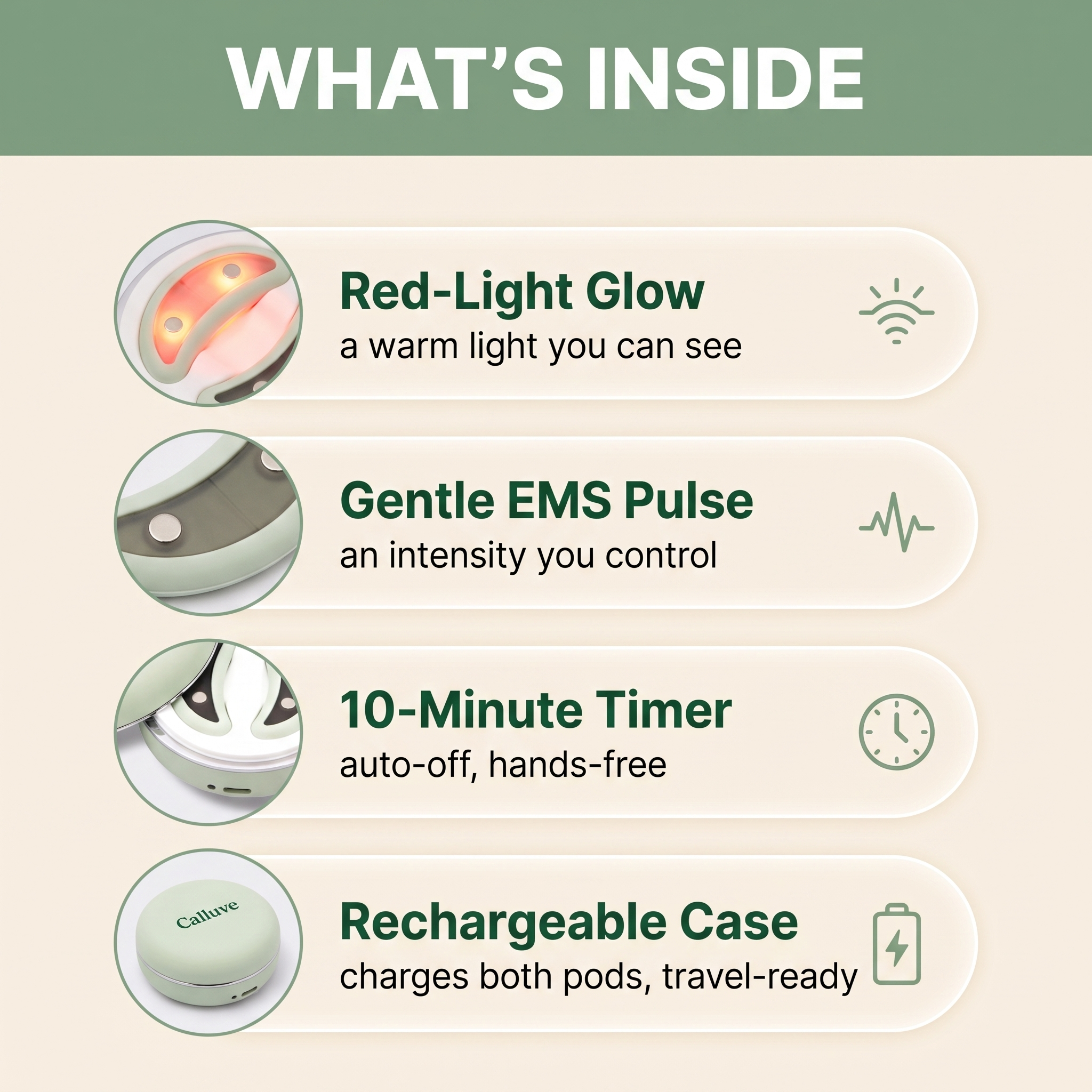 Calluve Red Light Under-Eye Reset