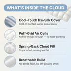 Calluve CloudChill Puff Pillow