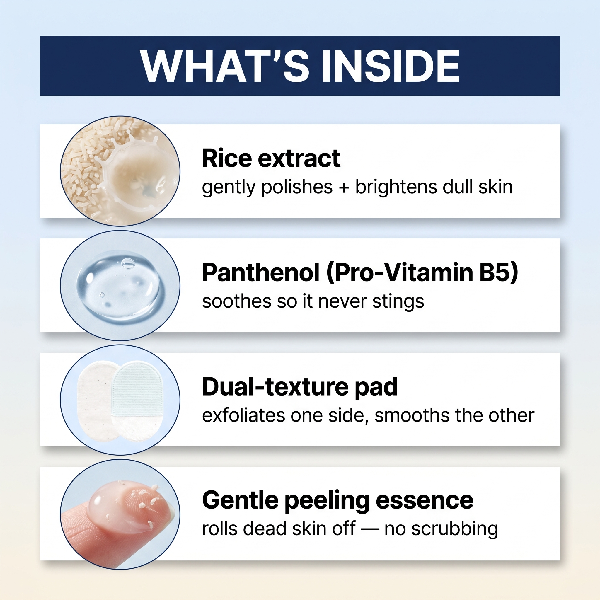 Calluve Rice Peel Pads