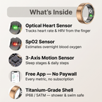Calluve Vita Ring — Smart Health Tracking, No Subscription
