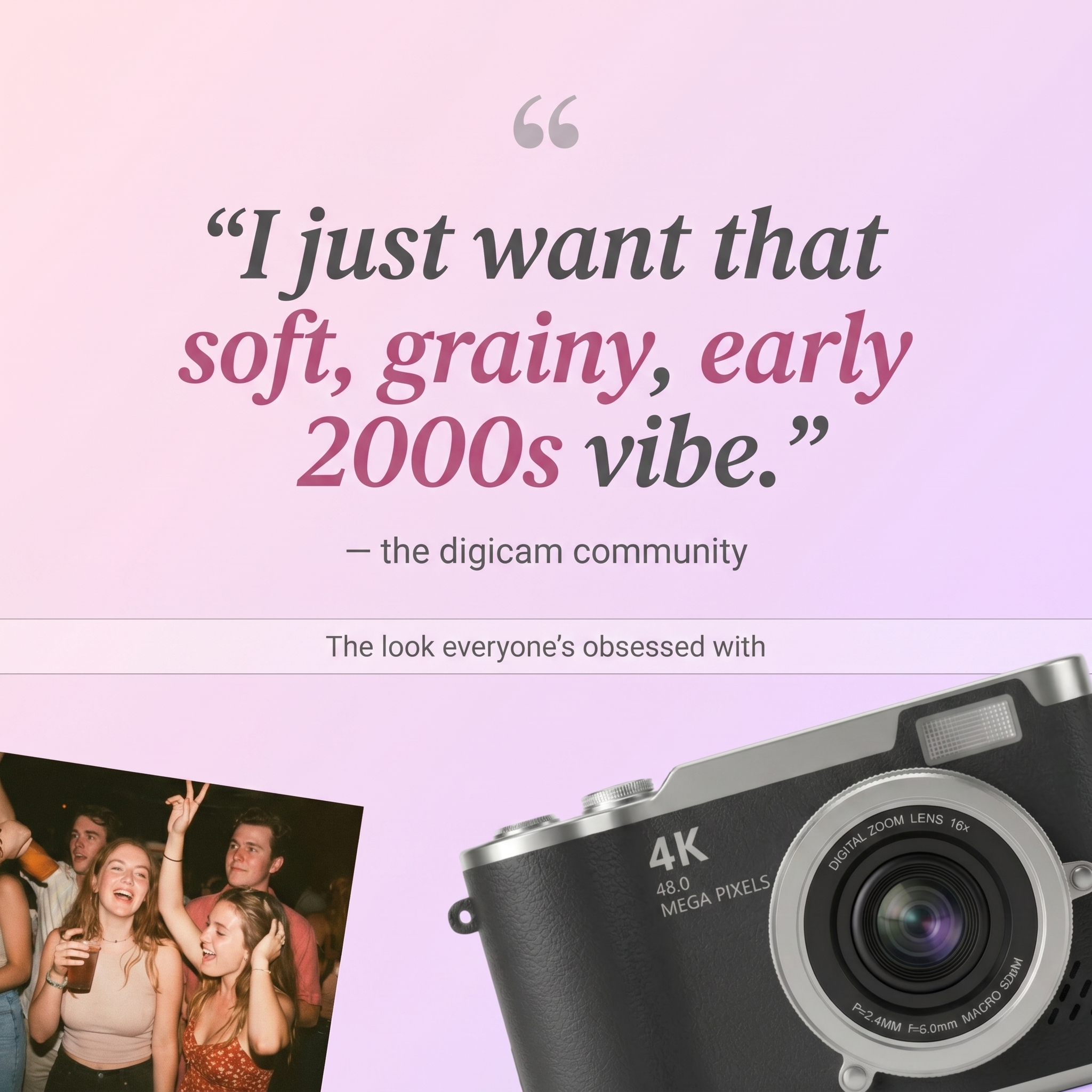 Calluve Halo Cam — The Y2K Digicam Camera