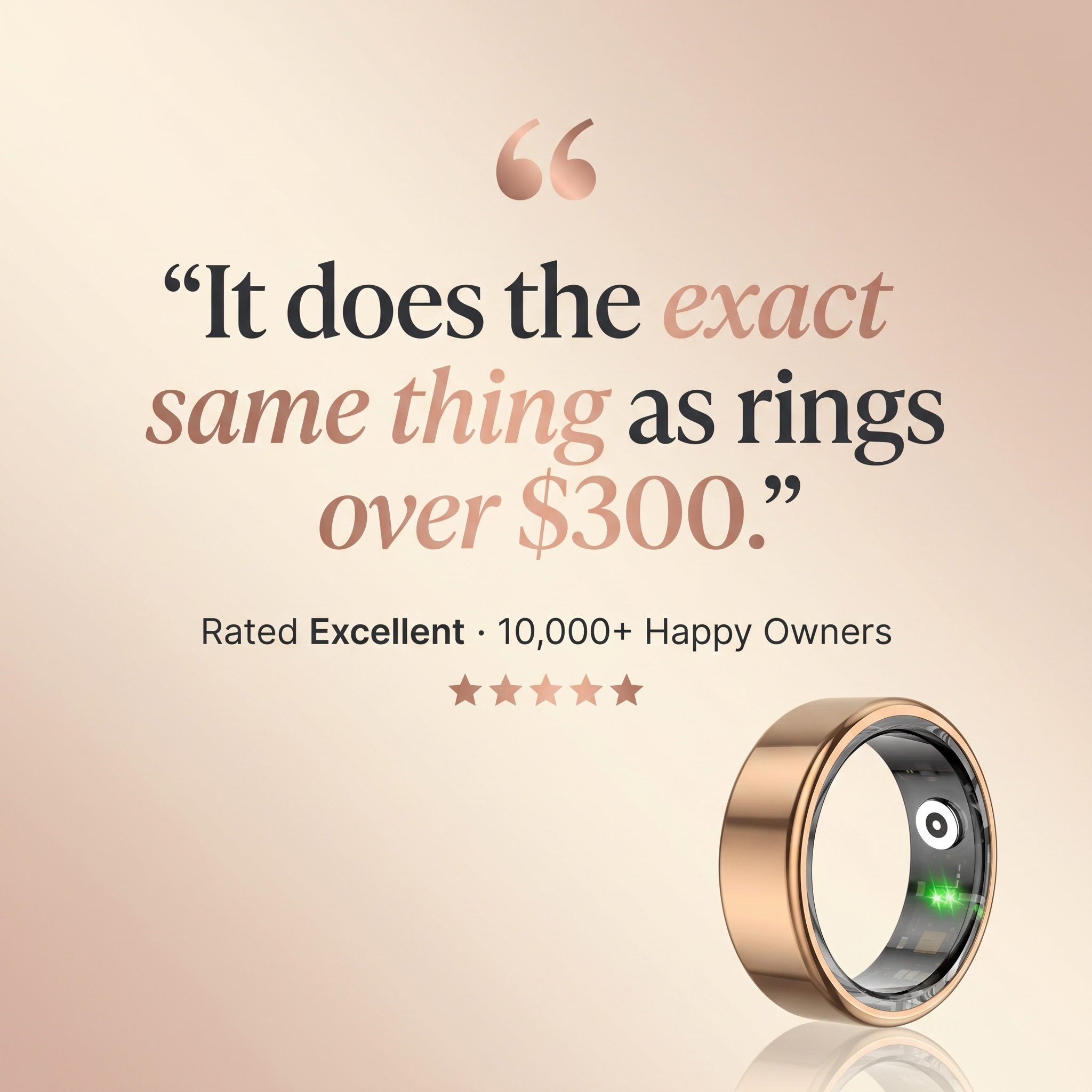 Calluve Vita Ring — Smart Health Tracking, No Subscription