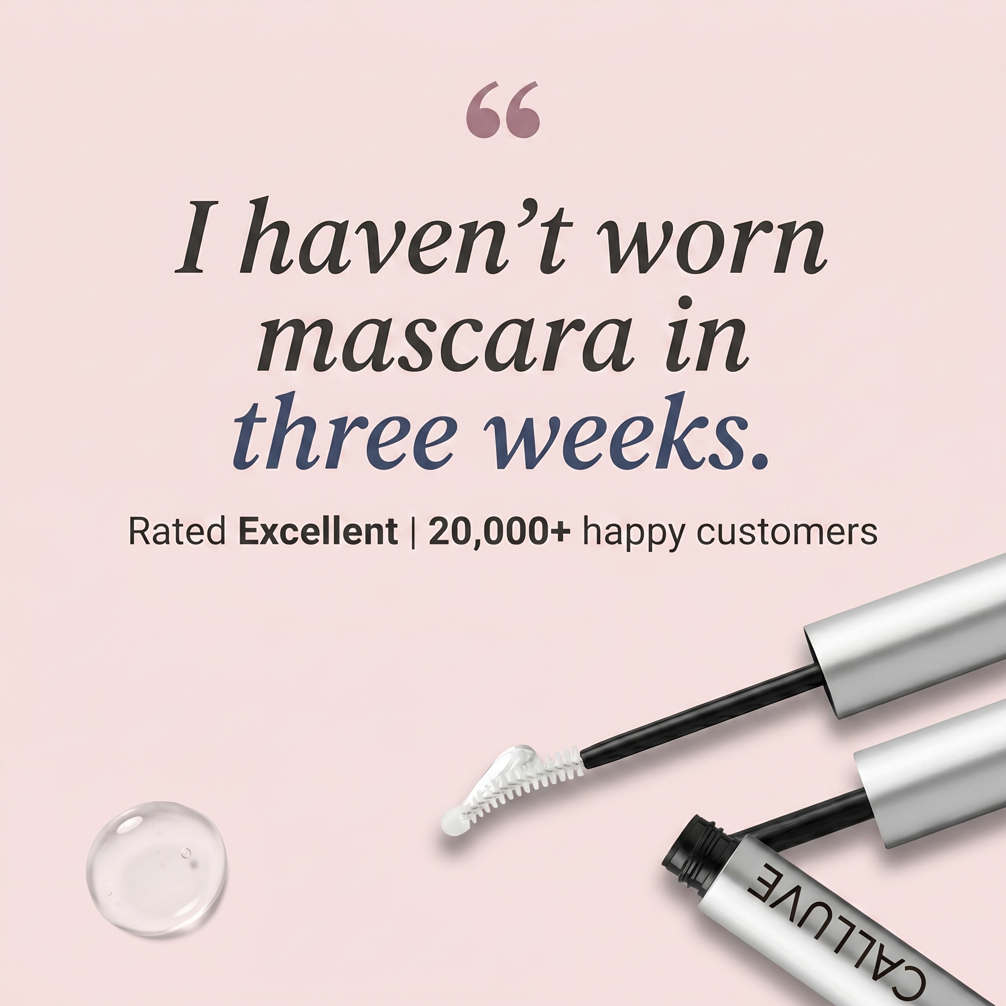 Calluve Soothe & Grow Peptide Lash Serum