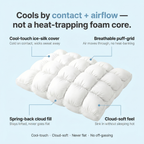 Calluve CloudChill Puff Pillow