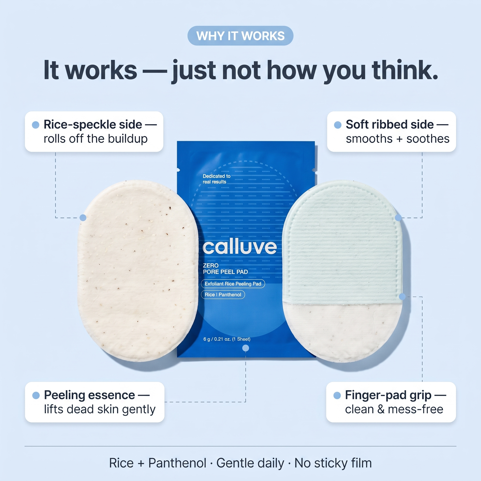 Calluve Rice Peel Pads