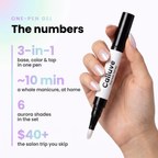 Aura Gel Pen — One-Step Cure Nail Set (6 Colors Set)